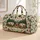 Vintage Camper and Campfire Scenes for Cozy Weekend Getaways and Outdoor Adventures Quilted Weekend Bag - 1