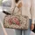 Vintage Rose Garden Florals for Romantic Weekend Getaways and Everyday Travel Style Quilted Weekend Bag - 2