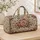 Vintage Rose Garden Florals for Romantic Weekend Getaways and Everyday Travel Style Quilted Weekend Bag - 4