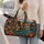 Autumn Woodland Cabin by a Quiet Lake for Cozy Fall Getaways and Nature Lovers and Campers Quilted Weekend Bag - 2