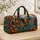 Autumn Woodland Cabin by a Quiet Lake for Cozy Fall Getaways and Nature Lovers and Campers Quilted Weekend Bag - 4
