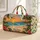 Tropical Palm Beach Sunset Scene for Coastal Getaways and Relaxed Summer Travel Quilted Weekend Bag - 1