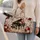 Vintage Grand Piano and Roses for Musical Getaways and Romantic Weekend Escapes Quilted Weekend Bag - 2