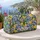 Lemon And Blue Acanthus Motifs For Sunny Gym, Beach And Travel Days, Unisex Style Quilted Weekend Bag - 5