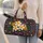 Plumeria and Golden Starflowers for Colorful Vacation Travel and Botanical Lovers Quilted Weekend Bag - 2