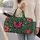 Tropical Butterflies And Lush Botanicals For Beach Days And Weekend Getaways Quilted Weekend Bag - 2