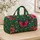 Tropical Butterflies And Lush Botanicals For Beach Days And Weekend Getaways Quilted Weekend Bag - 4