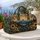Sunflower Mountain Meadow for Bohemian Camping and Scenic Weekend Getaways Quilted Weekend Bag - 5