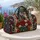 Crimson Rose And Navy Star Florals For Heritage-Inspired Getaways And Yoga Days Quilted Weekend Bag - 5