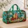 Tropical Surfboards and Palm Trees for Beach Getaways and Sunny Weekend Escapes Quilted Weekend Bag - 4