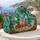 Tropical Surfboards and Palm Trees for Beach Getaways and Sunny Weekend Escapes Quilted Weekend Bag - 5