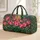 Pink Tulip Garden for Spring Getaways, Yoga Days, Beach Trips and Weekend Travel Quilted Weekend Bag - 1