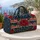 Crimson roses Navy Stars Ivory Stripes Sage Foliage Red White and Navy Roses with Stars for Quilted Weekend Bag - 5