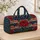 Crimson roses Navy Stars Ivory Stripes Sage Foliage Red White and Navy Roses with Stars for Quilted Weekend Bag - 4