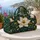White Magnolia Blooms for Weekend Getaways, Yoga Retreats and Coastal Travel Lovers Quilted Weekend Bag - 5