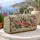 Ivory Rose And Vine Floral Style For Weekend Getaways, Garden Trips And Vacations Quilted Weekend Bag - 5
