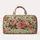 Ivory Rose And Vine Floral Style For Weekend Getaways, Garden Trips And Vacations Quilted Weekend Bag - 6