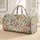 Watercolor Rose And Violet Blooms For Weekend Getaways And Garden-Loving Travelers Quilted Weekend Bag - 1