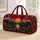 Sunset Mountain Forest River Scenery for Weekend Getaways and Outdoor Travel Adventures Quilted Weekend Bag - 1