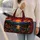 Sunset Mountain Forest River Scenery for Weekend Getaways and Outdoor Travel Adventures Quilted Weekend Bag - 2