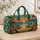 Tropical Beach Sunset With Palm Chairs for Relaxed Summer Getaways and Coastal Escapes Quilted Weekend Bag - 4