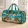 Tropical Palm Trees And Seashells For Sunny Beach Getaways And Coastal Vacation Days Quilted Weekend Bag - 1