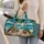 Tropical Palm Trees And Seashells For Sunny Beach Getaways And Coastal Vacation Days Quilted Weekend Bag - 2
