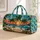 Tropical Palm Sunset And Ocean Waves For Beach Getaways And Summer Travel Quilted Weekend Bag - 1