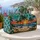 Tropical Palm Sunset And Ocean Waves For Beach Getaways And Summer Travel Quilted Weekend Bag - 5