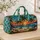 Tropical Palm Sunset And Ocean Waves For Beach Getaways And Summer Travel Quilted Weekend Bag - 4