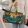 Tropical Sailboat Sunset with Palm Trees for Beach Getaways and Coastal Travel Escapes Quilted Weekend Bag - 2