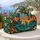 Tropical Sailboat Sunset with Palm Trees for Beach Getaways and Coastal Travel Escapes Quilted Weekend Bag - 5