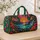 Tropical Island Sunset With Palms and Hibiscus for Colorful Weekend Getaways Quilted Weekend Bag - 4