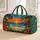 Tropical Palm Sunset With Ocean Waves for Beach Holidays and Relaxed Coastal Getaways Quilted Weekend Bag - 1