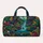 Violet Fern Forest and Turquoise Stream for Colorful Beach and Weekend Getaways Quilted Weekend Bag - 6