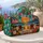 Tropical Sunset Beach Scene With Palm Trees For Sunny Coastal Getaways Quilted Weekend Bag - 5