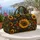 Golden Sunflowers And Butterflies For Sunny Beach Days And Weekend Getaways Quilted Weekend Bag - 5