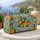 Citrus Orange Blossoms for Sunny Coastal Getaways and Weekend Travel, Unisex Style Quilted Weekend Bag - 5