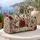 Vintage Rose Garden Blooms for Beach Holidays, Travel and Weekend Getaways for Her Quilted Weekend Bag - 5