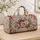 Romantic Rose Garden Florals for Weekend Getaways, Yoga Retreats and Travel Lovers Quilted Weekend Bag - 4