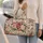 Vintage Rose Garden Florals for Romantic Weekend Getaways and Scenic Travel Lovers Quilted Weekend Bag - 2