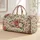 Vintage Rose Garden Florals for Romantic Weekend Getaways and Scenic Travel Lovers Quilted Weekend Bag - 1
