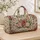 Vintage Rose Garden Florals for Romantic Weekend Getaways and Scenic Travel Lovers Quilted Weekend Bag - 4