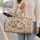 Blush Rose And Sage Floral Travel Style For Weekend Getaways And Train Trips Quilted Weekend Bag - 2
