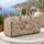 Blush Rose And Sage Floral Travel Style For Weekend Getaways And Train Trips Quilted Weekend Bag - 5