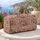 Blush Rose Vines for Romantic Picnic Travel and Relaxed Weekend Getaways for Her Quilted Weekend Bag - 5