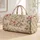 Blush Rose And Ivory Lace Florals For Romantic Travel And Everyday Getaways Quilted Weekend Bag - 1