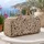 Ivory Sepia Wildflower Vines for Scenic Rail Journeys and Relaxed Weekend Getaways Quilted Weekend Bag - 5
