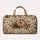 Vintage Taupe Rose Botanicals for Camping Getaways and Scenic Weekend Travel Quilted Weekend Bag - 6