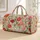 Watercolor Tulip Garden Florals for Spring Camping, Yoga and Relaxed Weekend Getaways Quilted Weekend Bag - 1